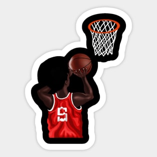 Basketball Print Sticker